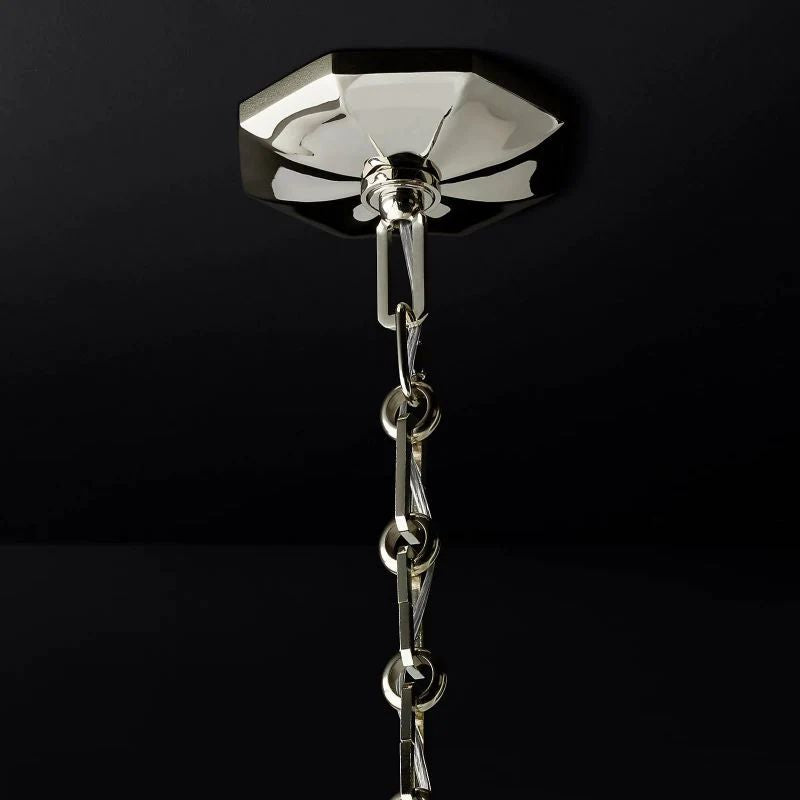 Natalia Prism Round Chandelier 24 inch detail view