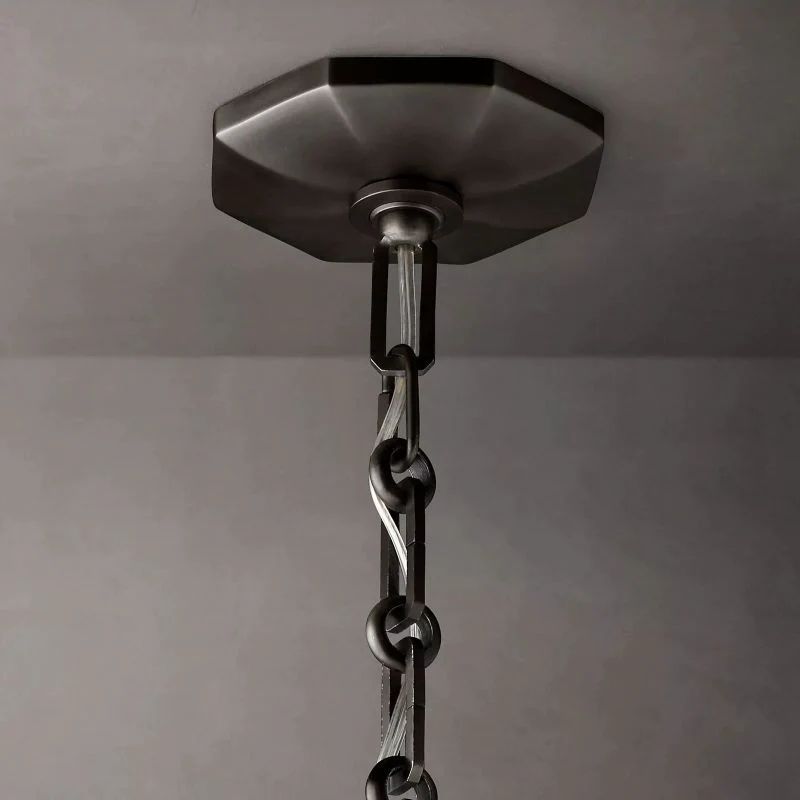 Natalia Prism Round Chandelier 24 inch detail view