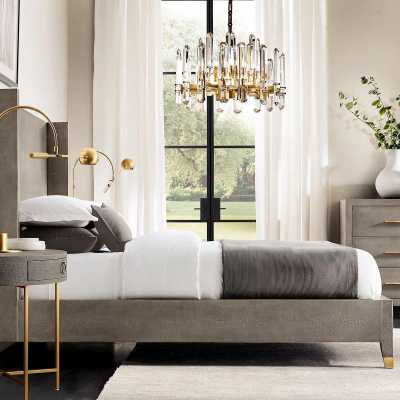 Natalia Prism Round Chandelier 24 inch detail view