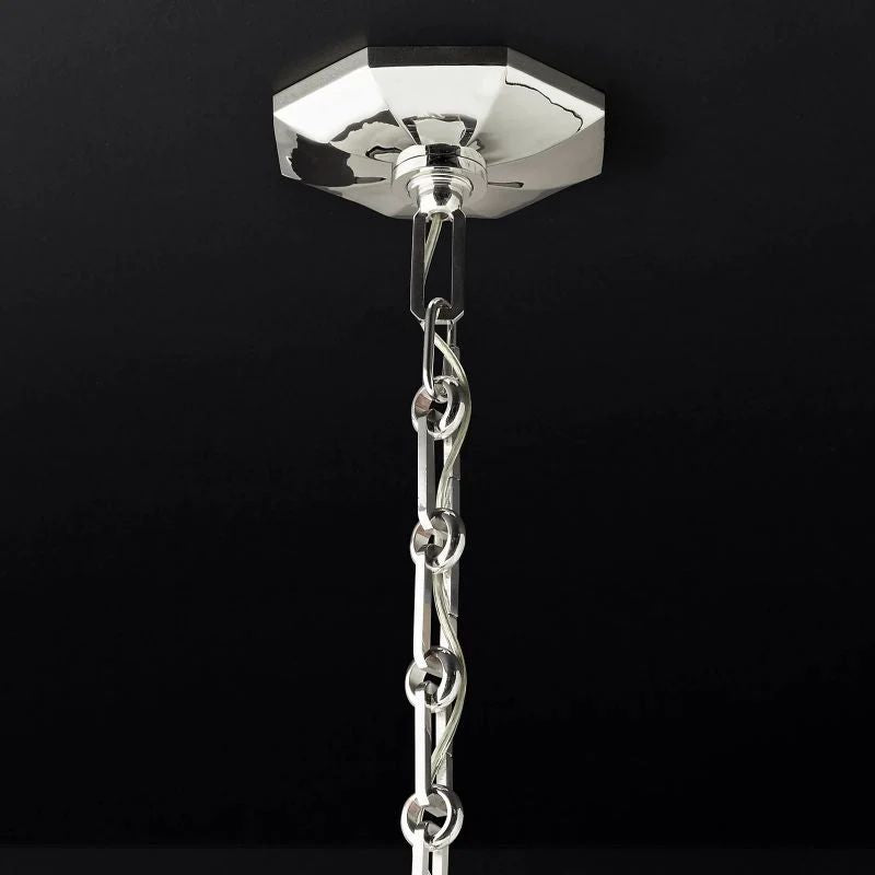 Natalia Prism Round Chandelier 36 inch detail view