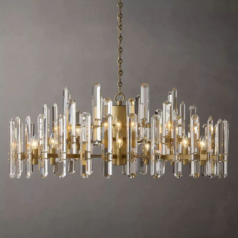 Natalia Prism Round Chandelier 48 inch main view