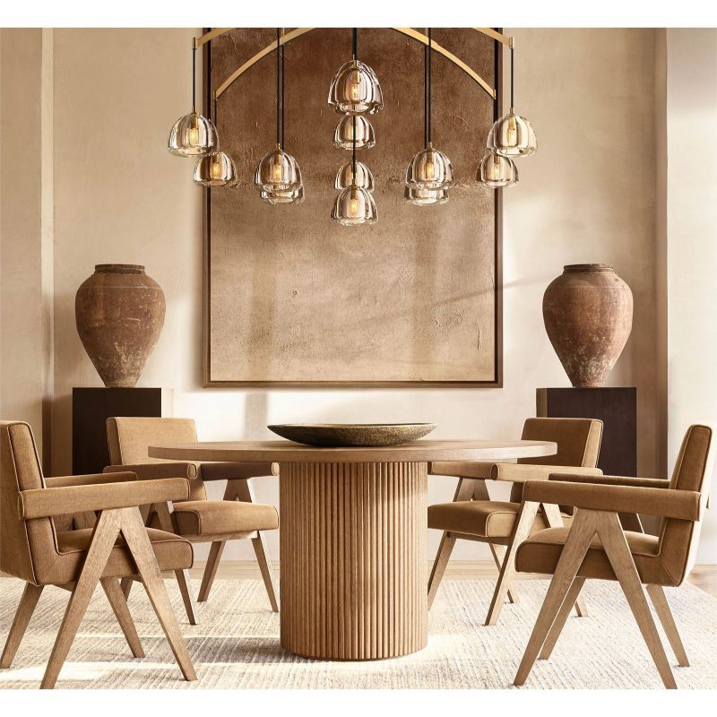 Crescent Round Chandelier 48" - detail 12