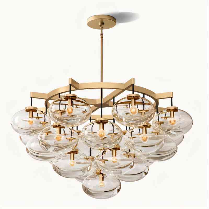 Cabretti Round Chandelier 48 inch front view