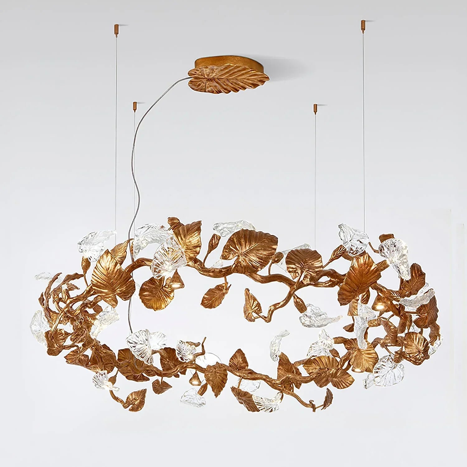 Calathea Modern Glass Chandelier - detail 3