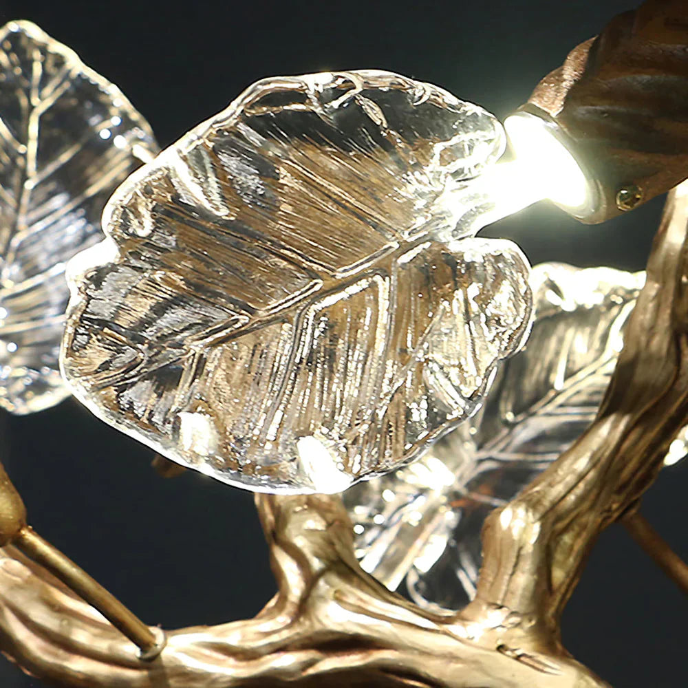 Calathea Modern Glass Chandelier - detail 5