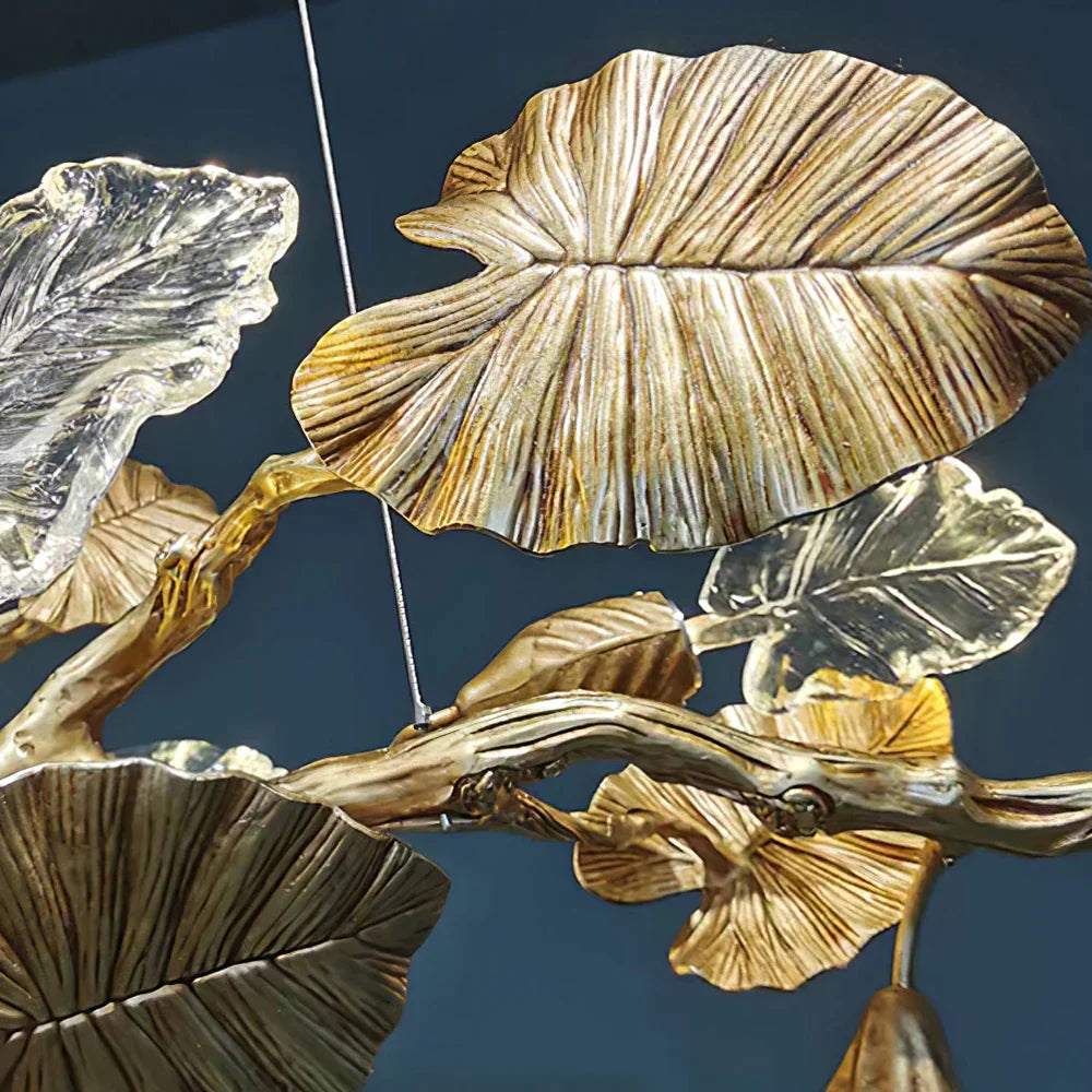 Calathea Modern Glass Chandelier - detail 6