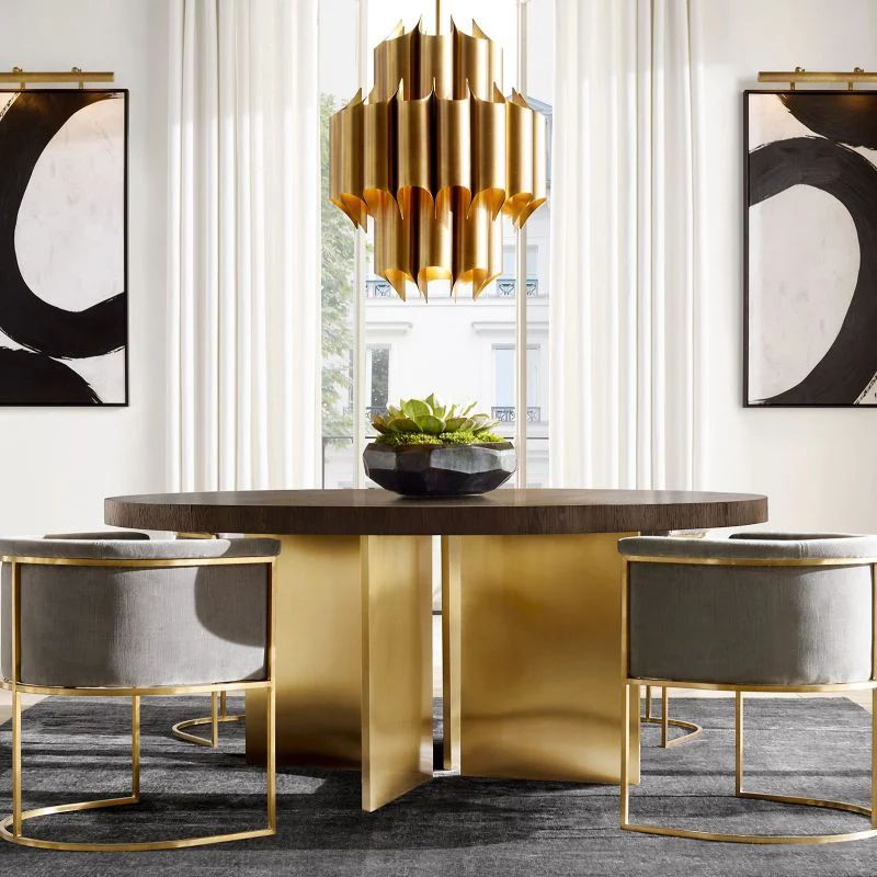 Cathe Sculptural Chandelier 24 inch detail view