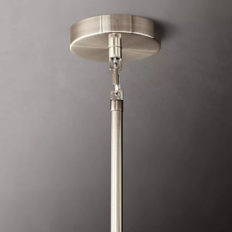Chara Clear Glass Tiered Round Chandelier 47" - detail 8