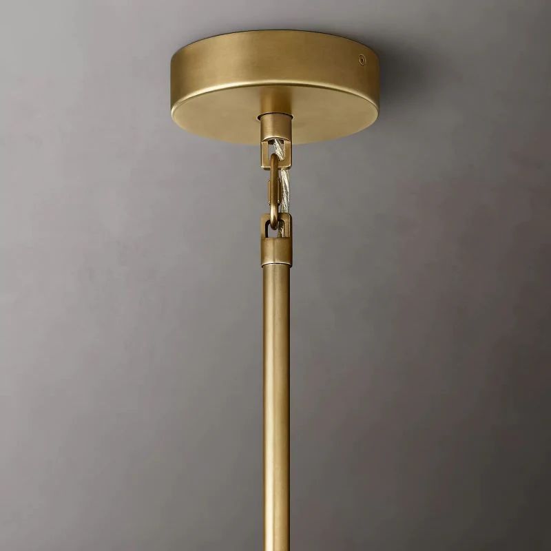 Chara Smoke Glass Tiered Round Chandelier 37 inch detail view