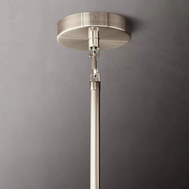 Chara Clear Glass Tiered Round Chandelier 47 inch detail view
