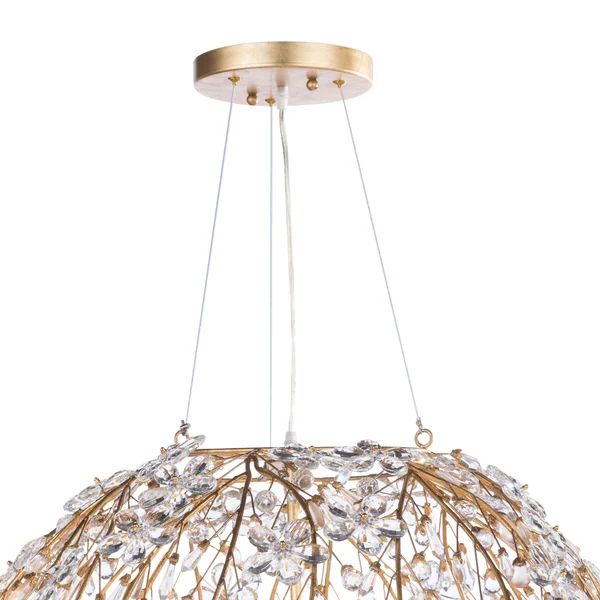 Cherish 8-Light Spherical Chandelier 30"D - detail 3