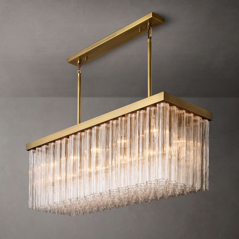Cielle Rectangular Chandelier 54" - detail 4