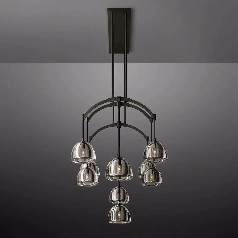 Crescent Linear Chandelier 54" - detail 8