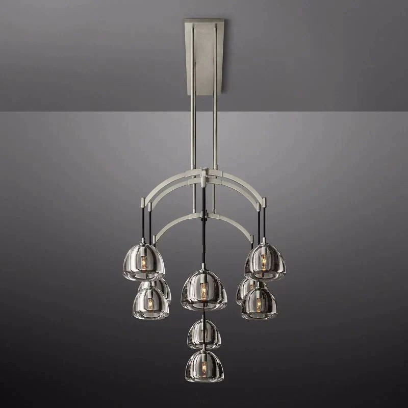 Crescent Linear Chandelier 54" - detail 9