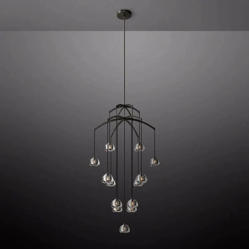 Crescent Round Chandelier 48" - detail 4