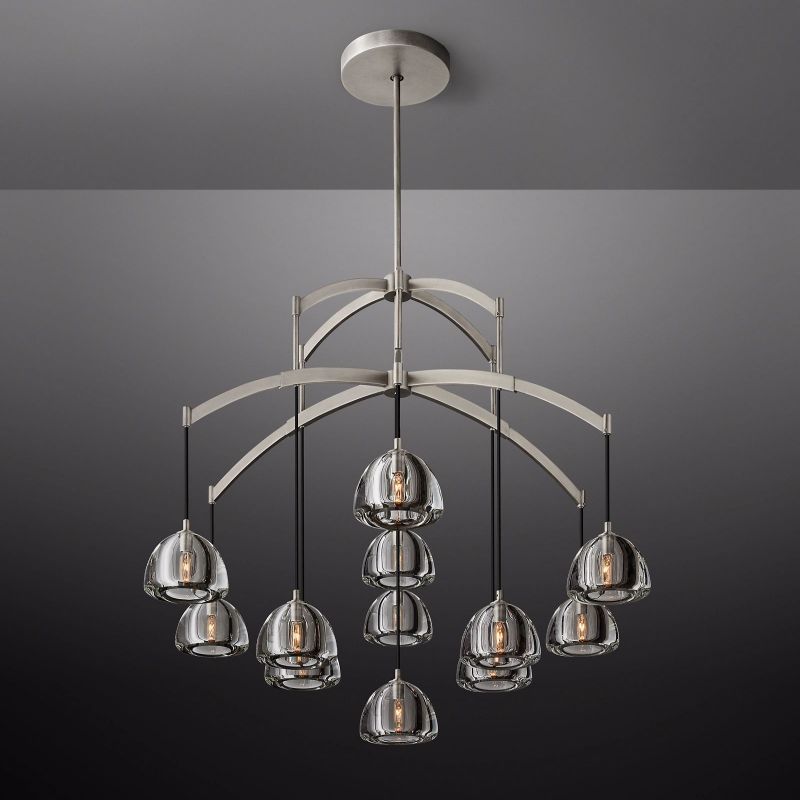 Crescent Round Chandelier 48" - detail 8