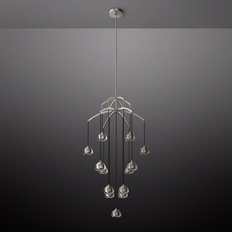 Crescent Round Chandelier 48" - detail 6