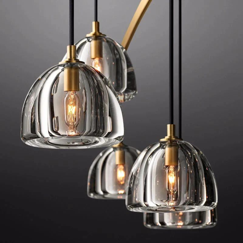 Crescent Round Chandelier 60" - detail 7