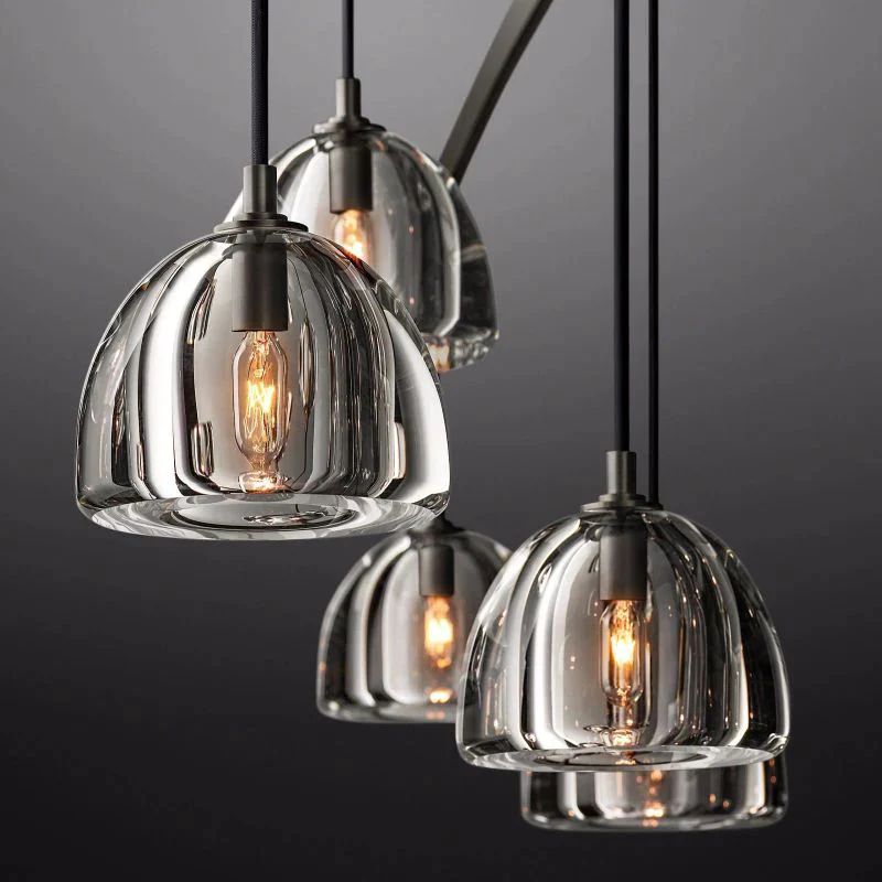 Crescent Round Chandelier 60" - detail 8
