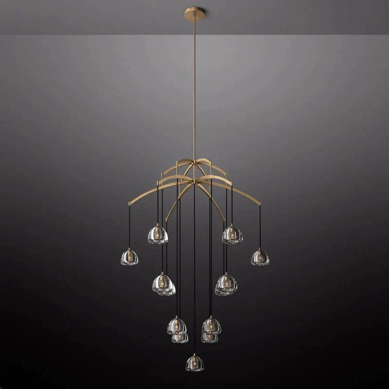 Crescent Round Chandelier 60" - detail 2