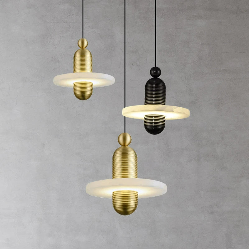 Csilla Alabaster Pendant Light - product detail 12