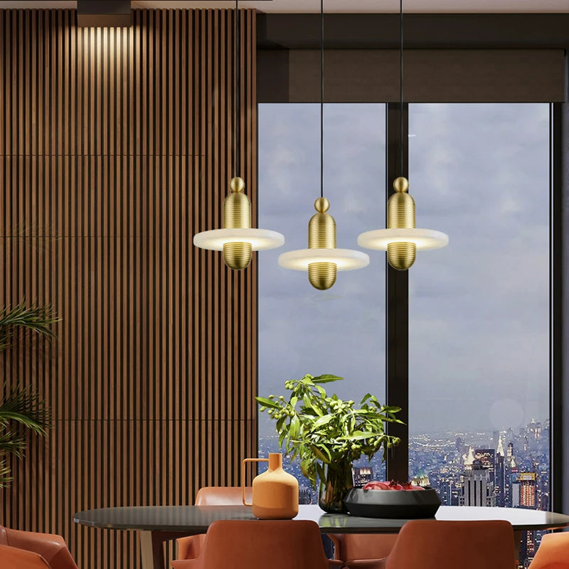 Csilla Alabaster Pendant Light - product detail 13