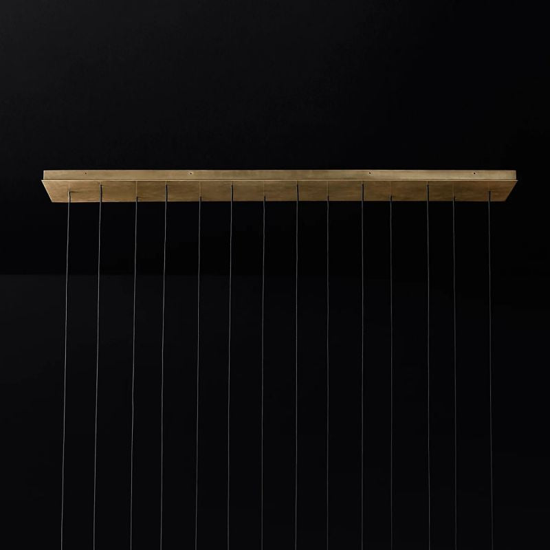 Felicia Tubular Linear Chandelier 72" - product detail 6