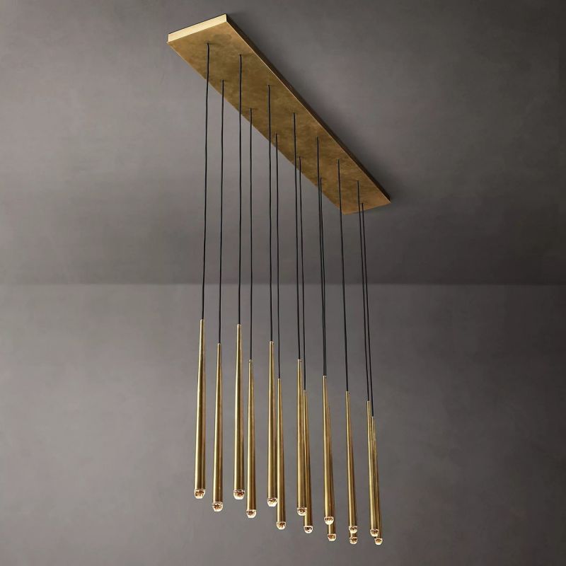 Felicia Tubular Linear Chandelier 72" - product detail 2