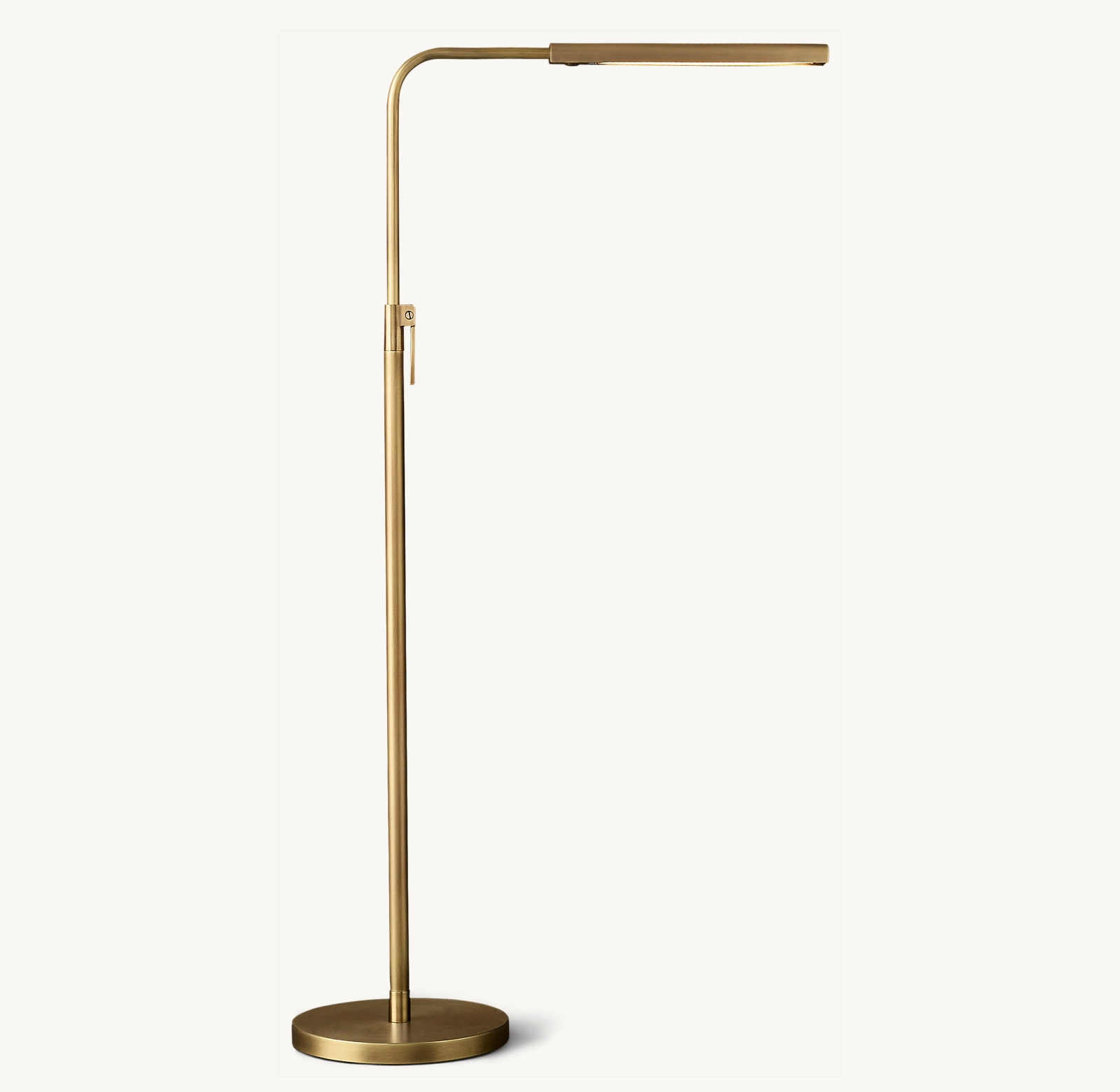 Floor Lamps For Living Room in crystal and brass