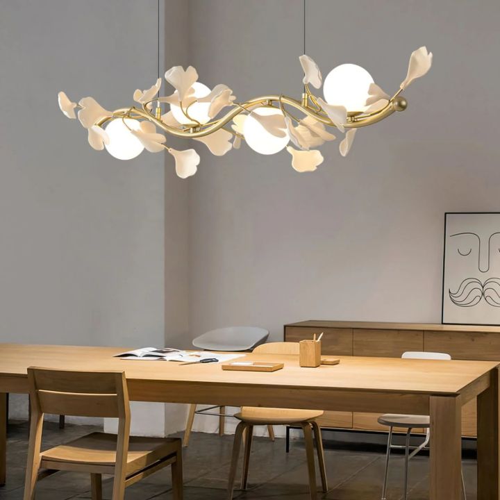 Ginkgo Glass Chandelier - detail 8