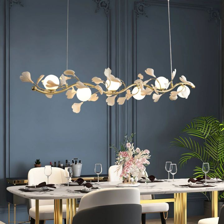 Ginkgo Glass Chandelier - detail 5
