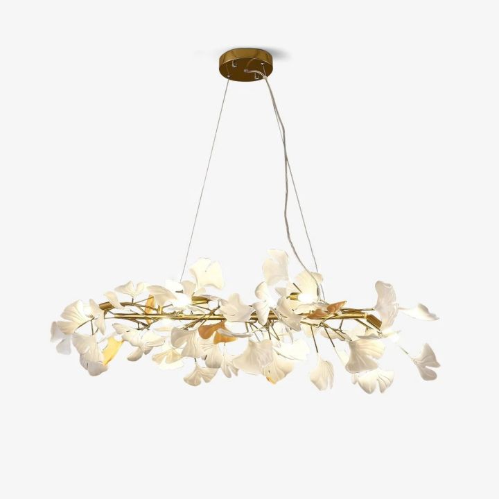 Ginkgo Luxury Chandelier Style E in ceramic and iron
