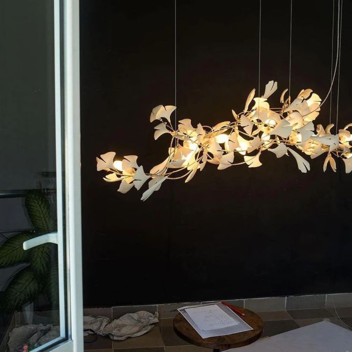 Ceramic Ginkgo Luxury Chandelier Style G - detail 9