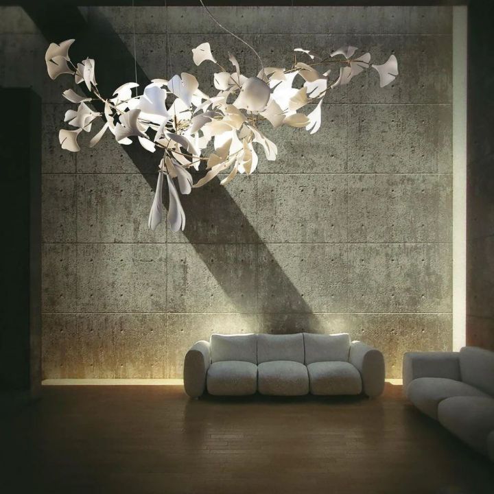 Ceramic Ginkgo Luxury Chandelier Style G - detail 3
