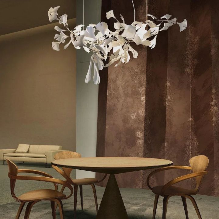Ceramic Ginkgo Luxury Chandelier Style G - detail 4