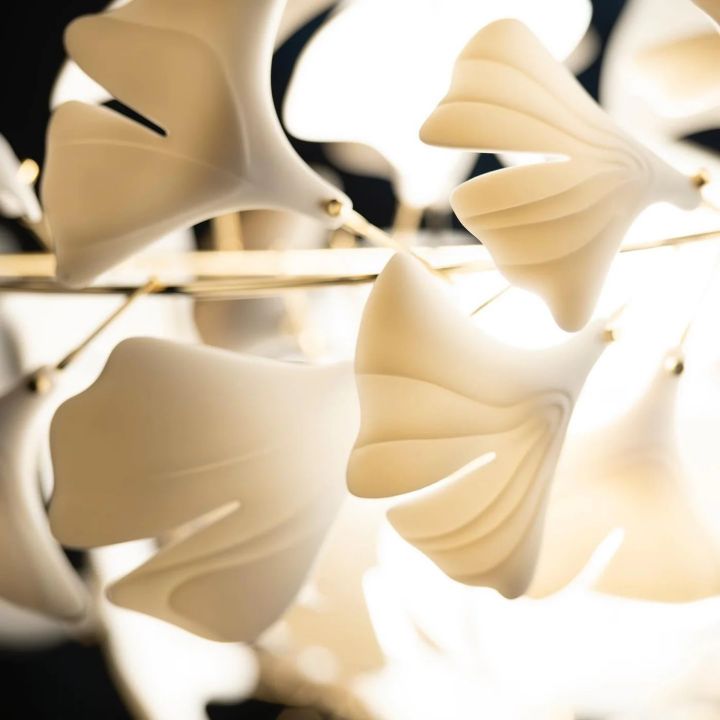 Ceramic Ginkgo Luxury Chandelier Style H - detail 10
