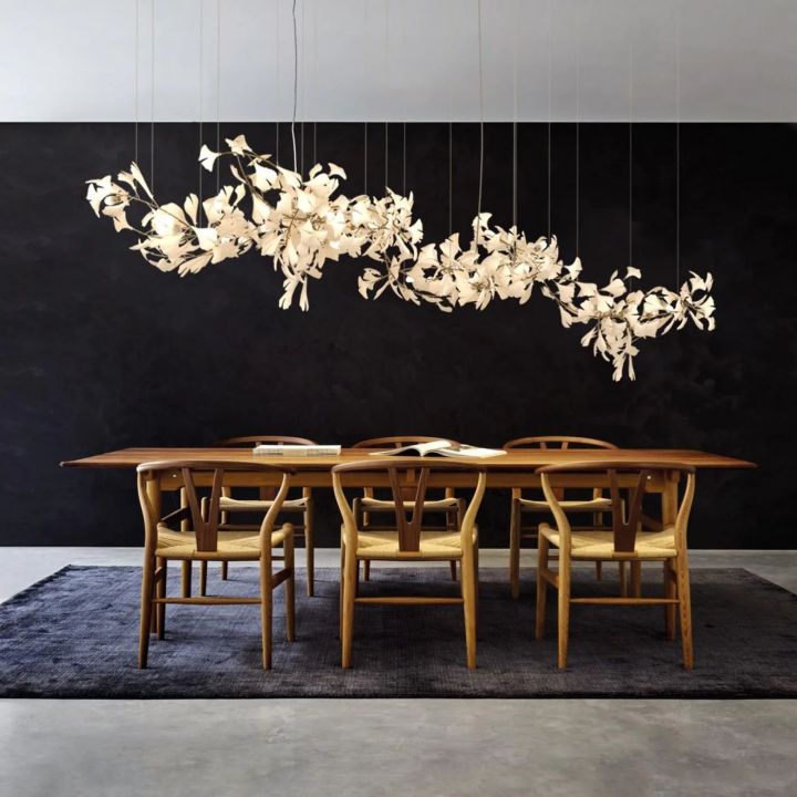 Ceramic Ginkgo Luxury Chandelier Style H - detail 6