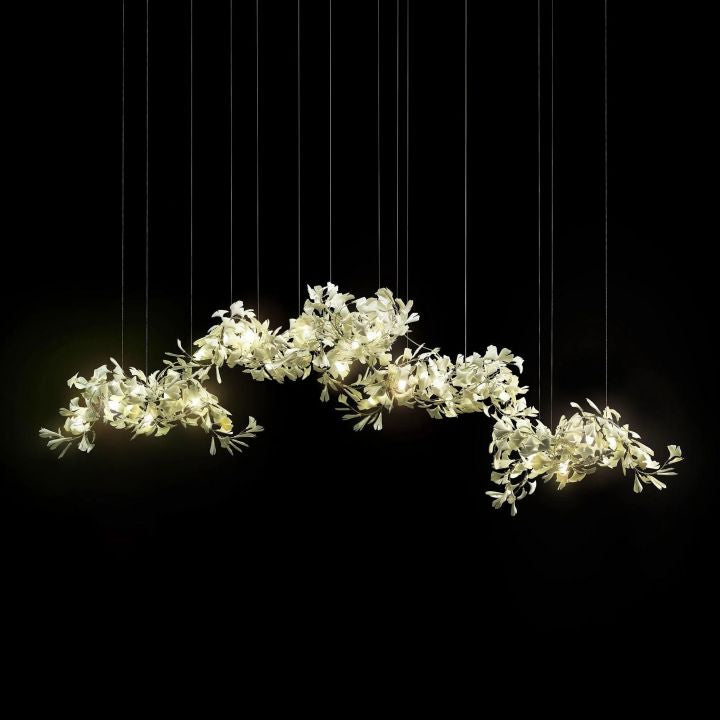 Ceramic Ginkgo Luxury Chandelier Style H - detail 3
