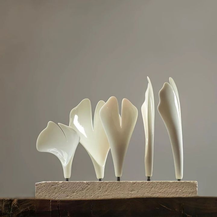 Ceramic Ginkgo Luxury Chandelier Style H - detail 9