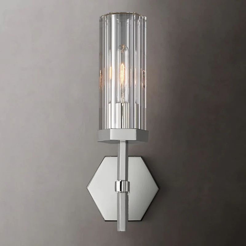 Liam Hexagonal Short Wall Sconce