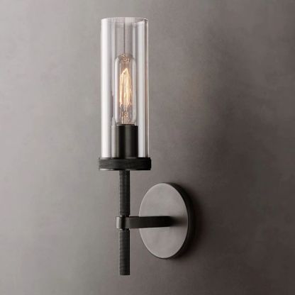 Liam Round Short Wall Sconce
