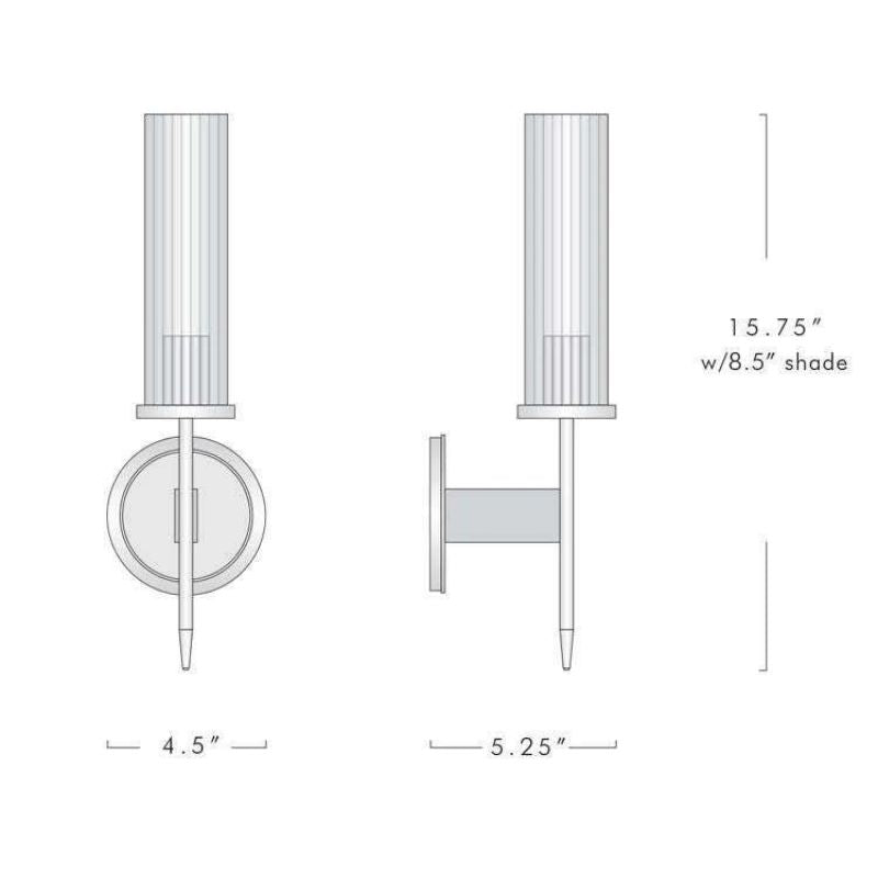 Graman Wall Sconce detail view