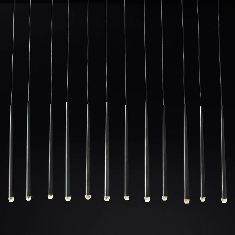 Lucas Modern Linear Chandelier 60" - detail 3