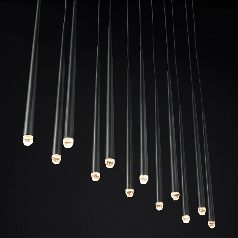 Lucas Modern Linear Chandelier 60" - detail 4