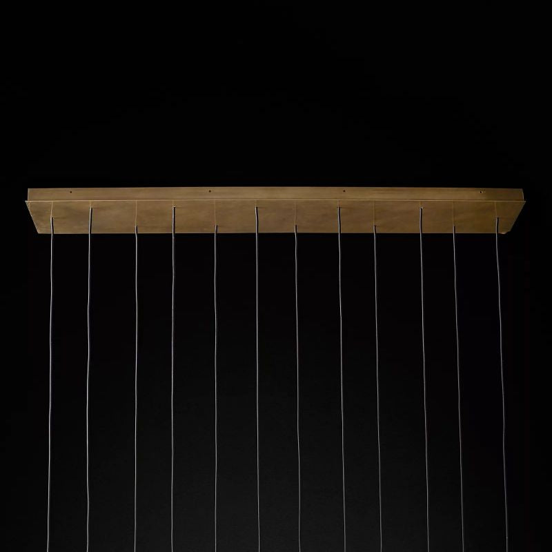 Lucas Modern Linear Chandelier 60" - detail 7