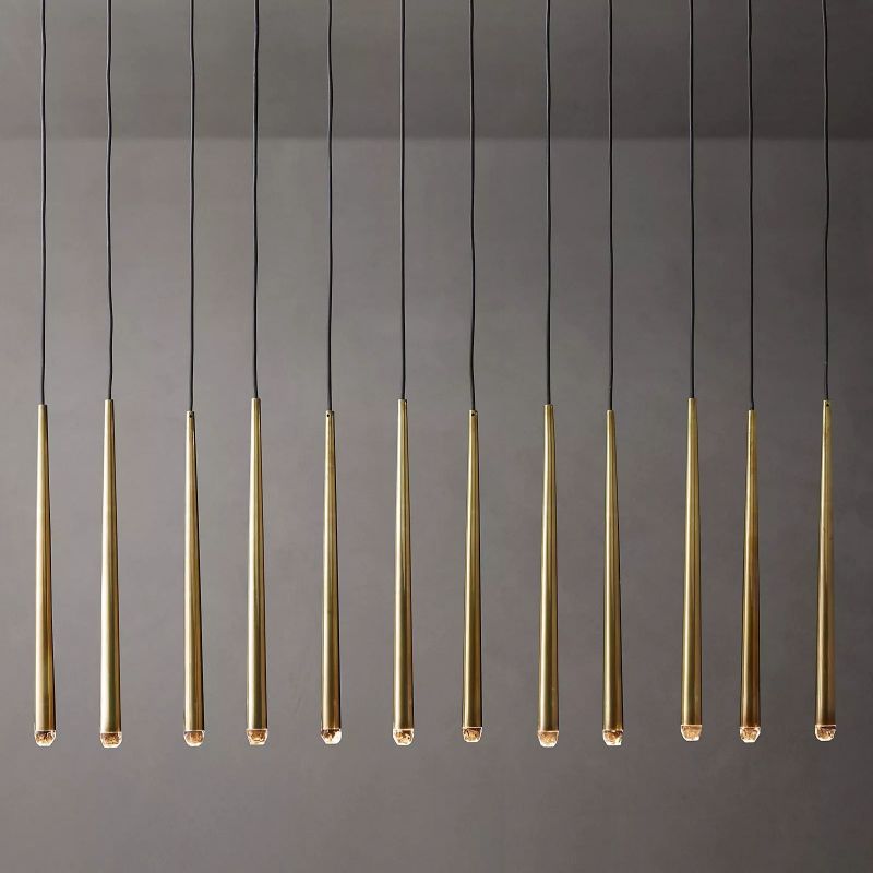 Lucas Modern Linear Chandelier 60" - detail 5