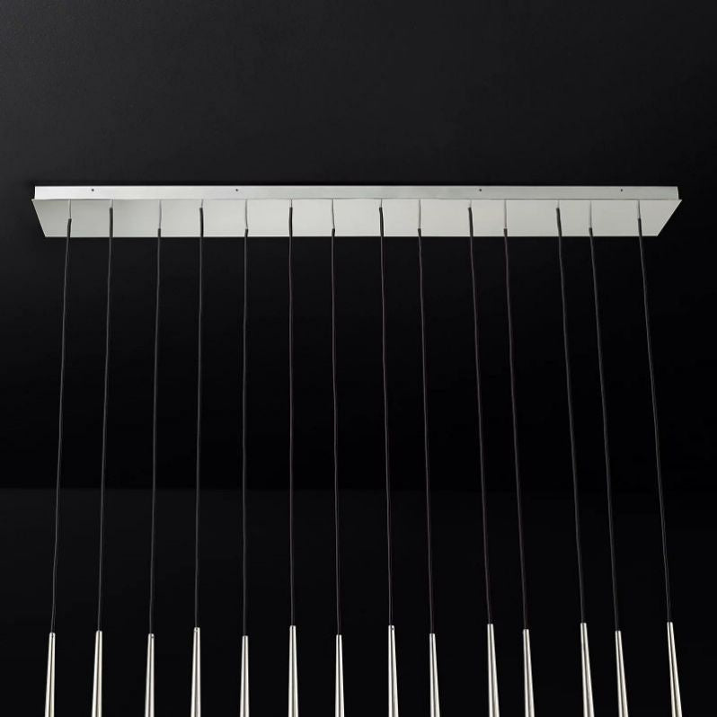 Lucas Modern Linear Chandelier 72" - detail 12