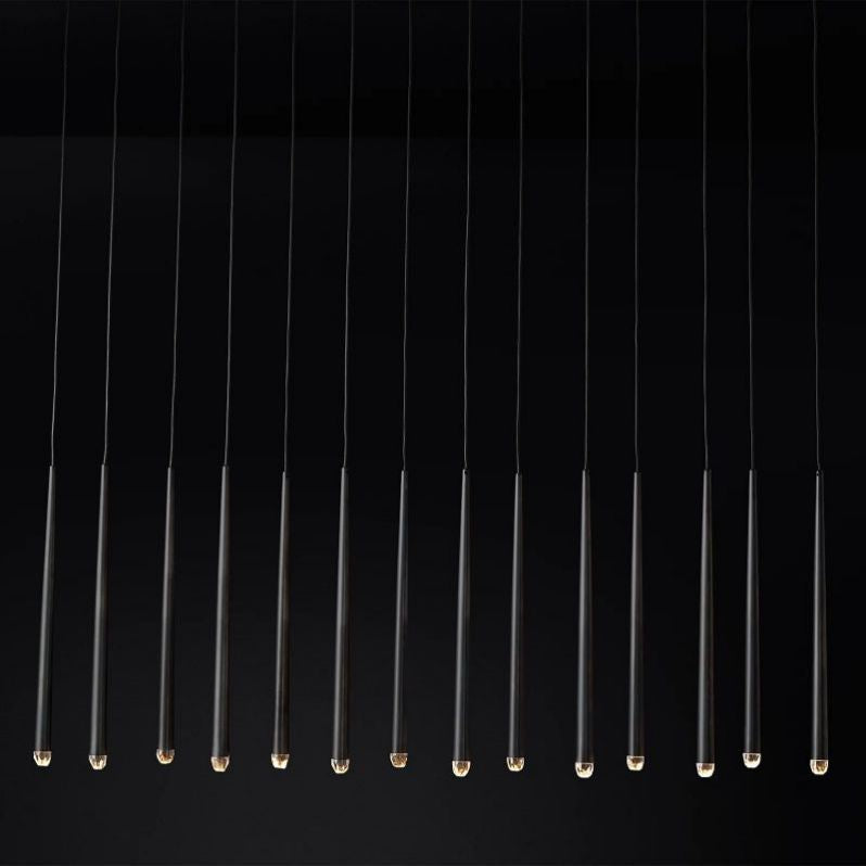 Lucas Modern Linear Chandelier 72" - detail 2