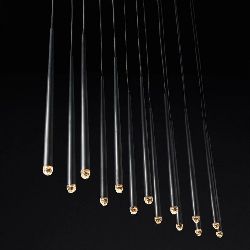 Lucas Modern Linear Chandelier 72" - detail 5