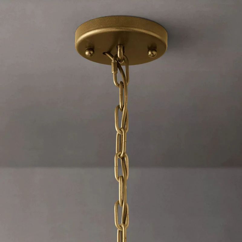 Huxley Crystal Round Chandelier 19 inch detail view